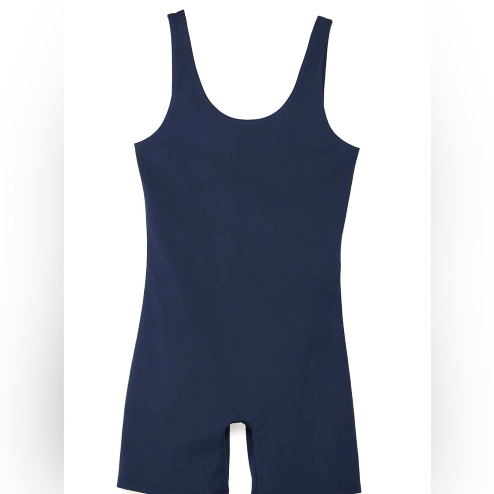 NWT Girlfriend Collective Midnight Bike Unitard